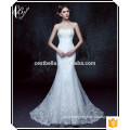 Newest style Hot Selling Body Shape Off Shoulder Lace Elegant Mermaid Wedding Dress